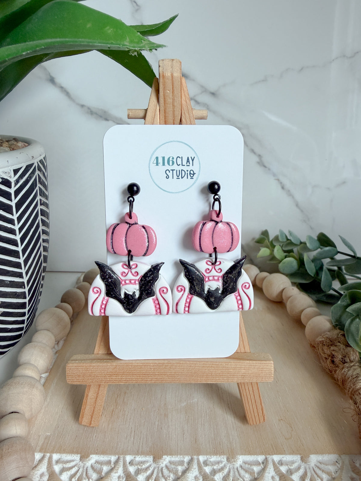 Whimsical Bat Earrings
