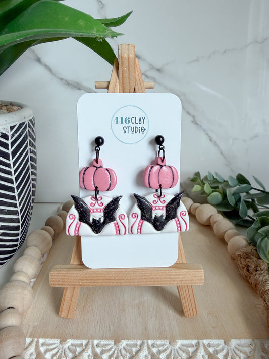 Whimsical Bat Earrings