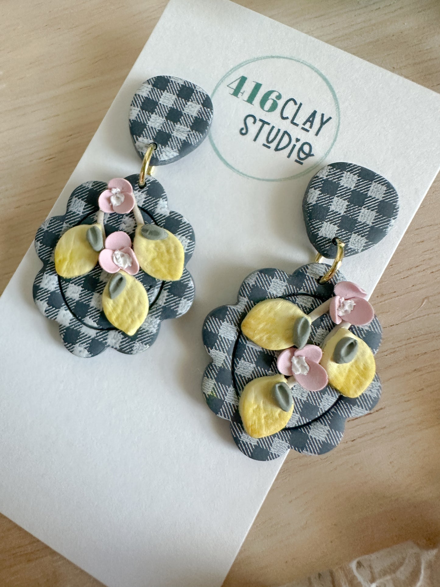 Lemon Picnic Earrings