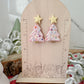 Pinkmas Tree Earrings
