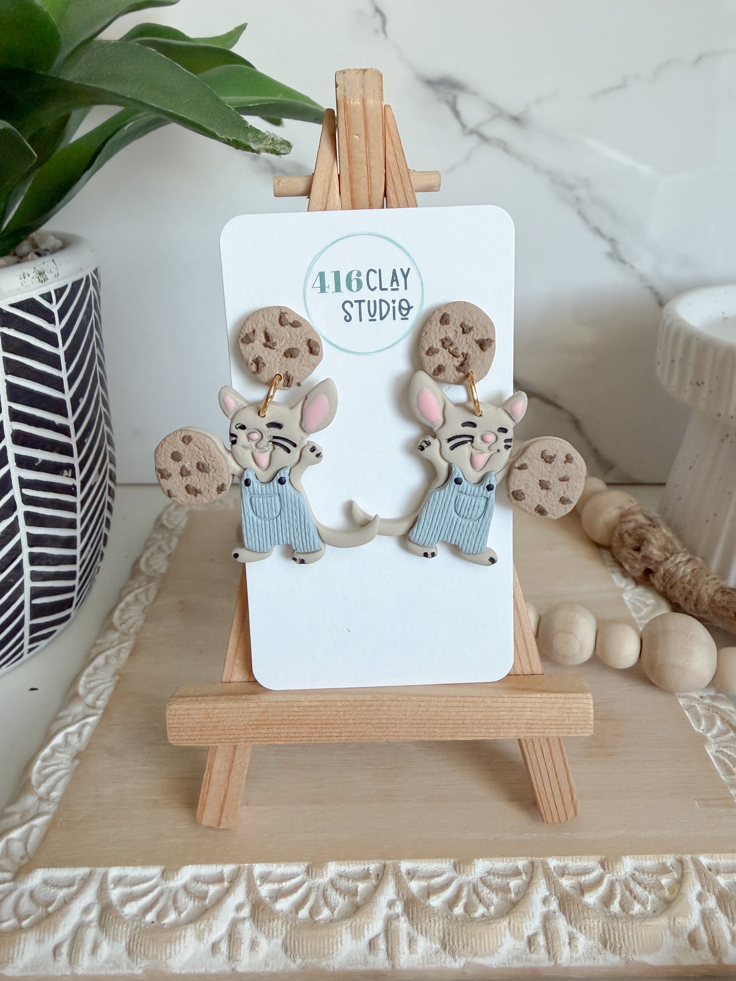 The Curious Mouse Earrings