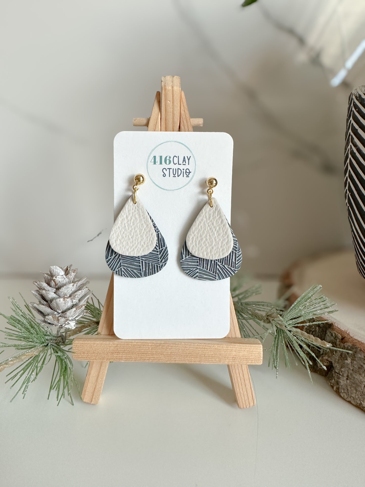 Layered Teardrop Earrings