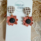 Autumn Flower Dangle Earrings