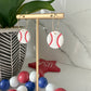 Softball & Baseball Hoop Earrings