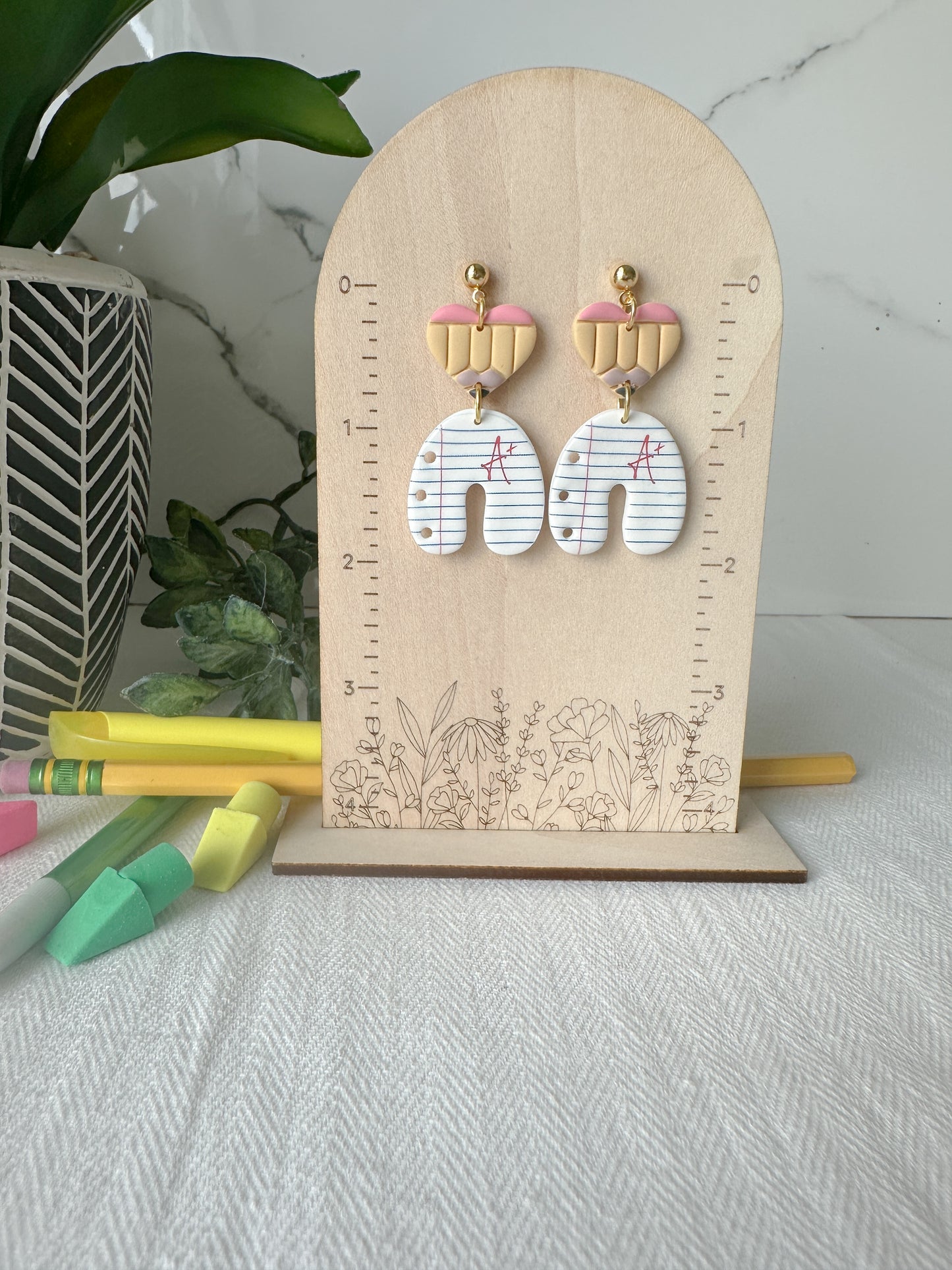 Graded With Love Earrings
