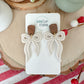 Neutral Bow Earrings