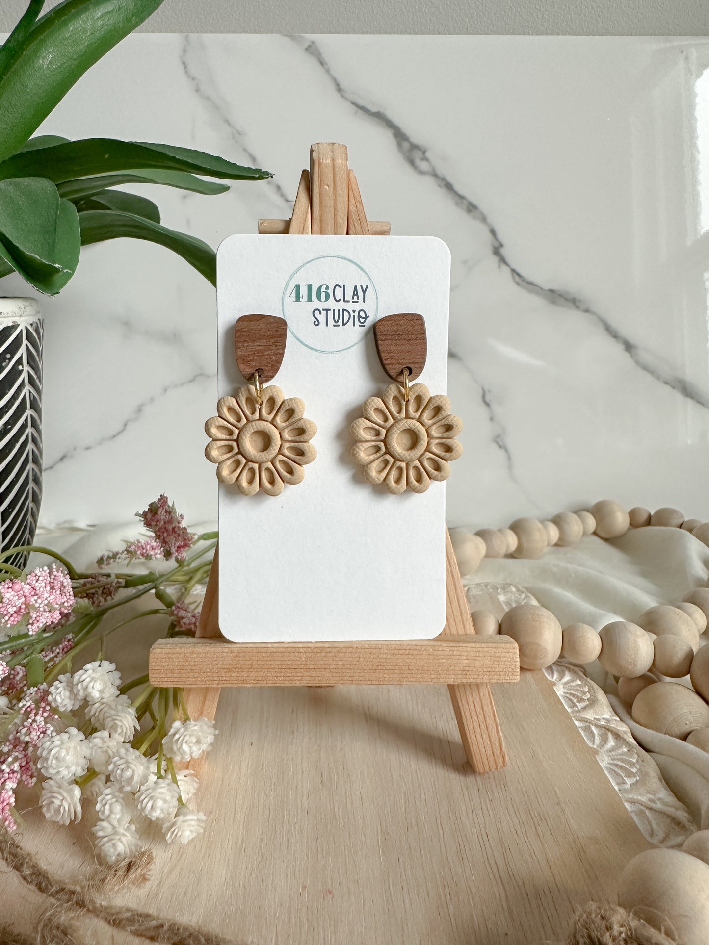 Boho Spring Flowers (five color options)