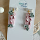 Pretty in Pink Candy Cane Earrings