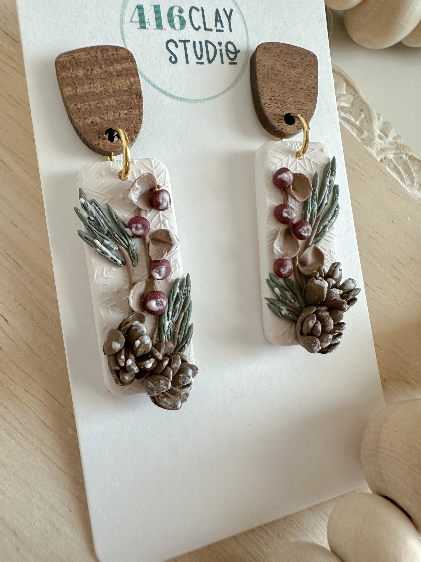 Winter Pine Earrings