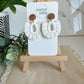 Faux Macramé  Earrings (two options)