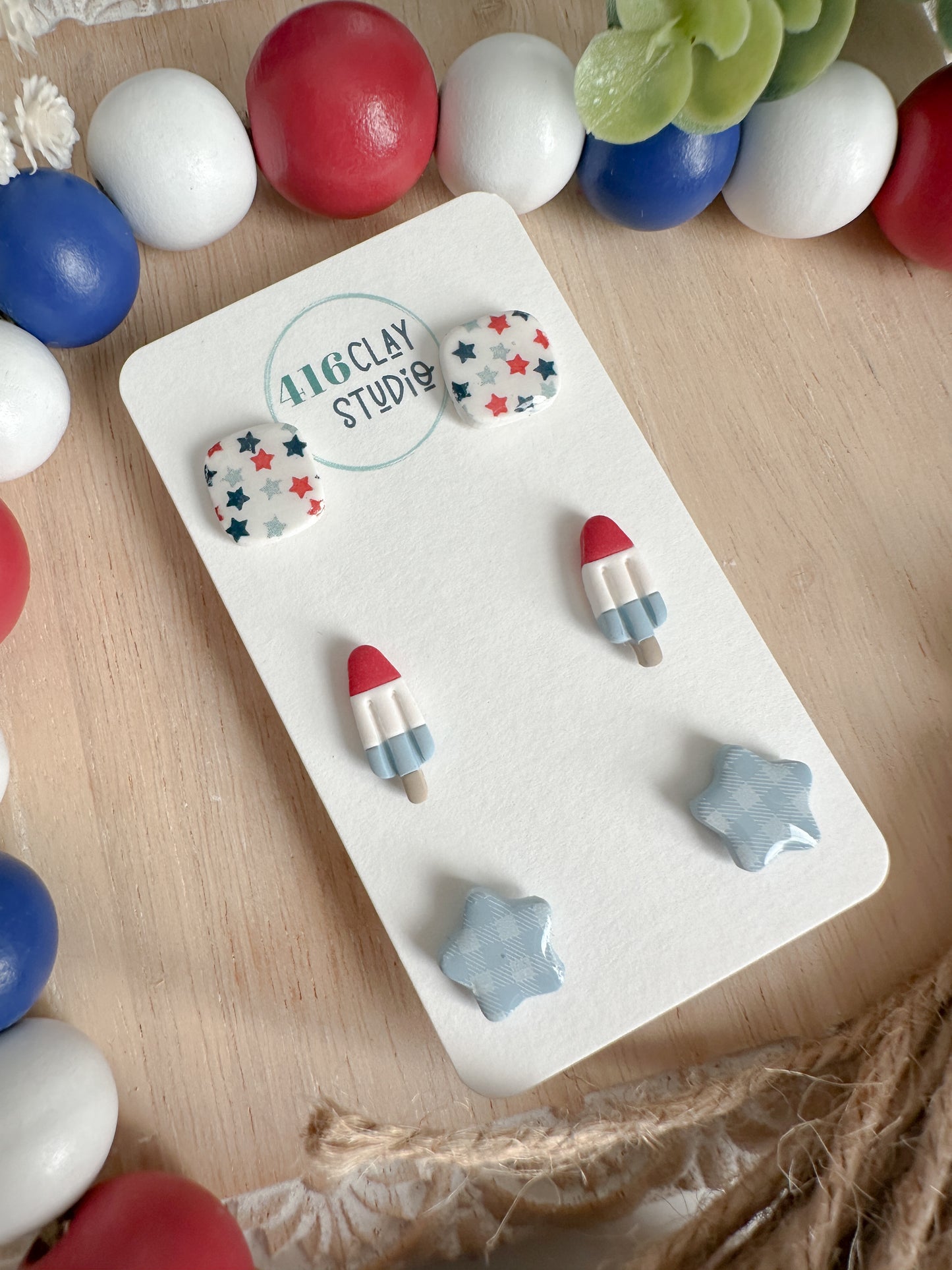 All American Charm Stud Pack