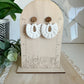 Faux Macramé  Earrings (two options)