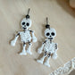 Spooky Scary Skeleton Earrings