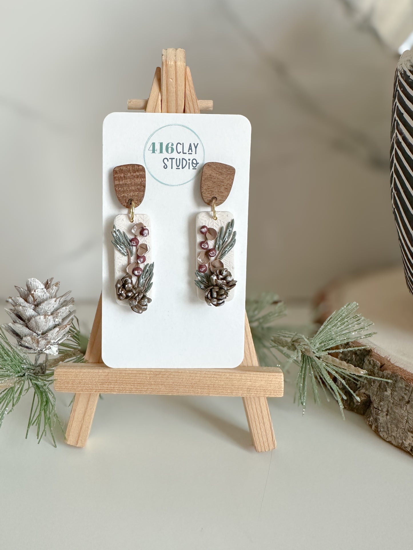 Winter Pine Earrings