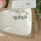 Spring Flower Hoop Earrings (Three Color Options)