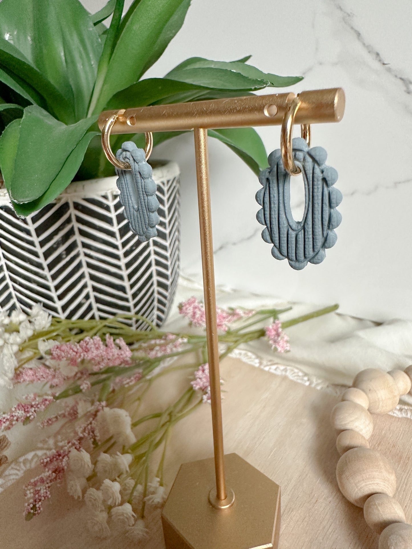 Boho Spring Charm Earrings (five color options)