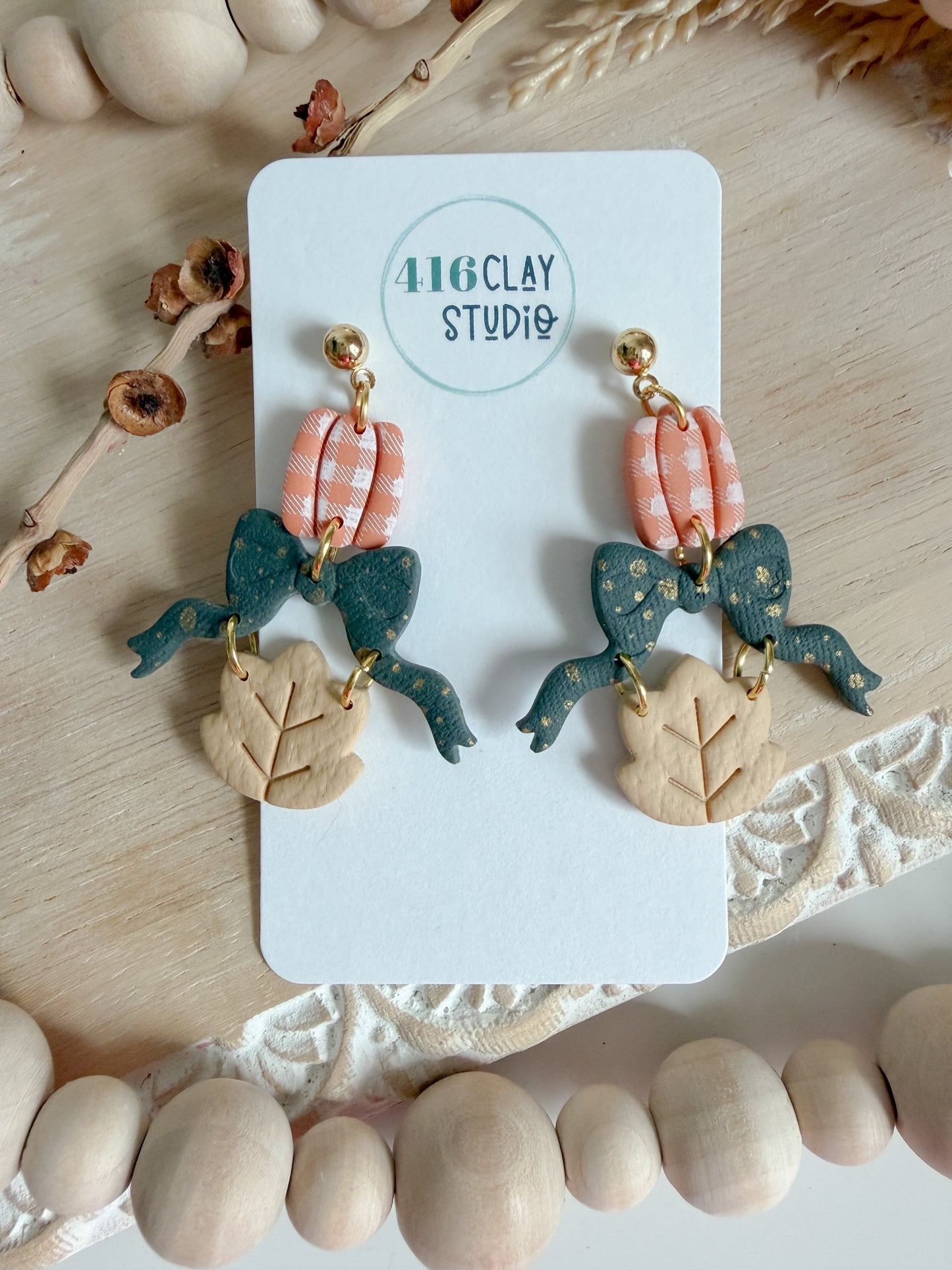 Harvest Bow Earrings