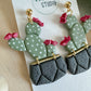 Prickly Pear Cactus Earrings