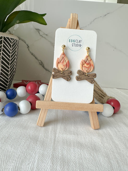Camp Fire Earrings
