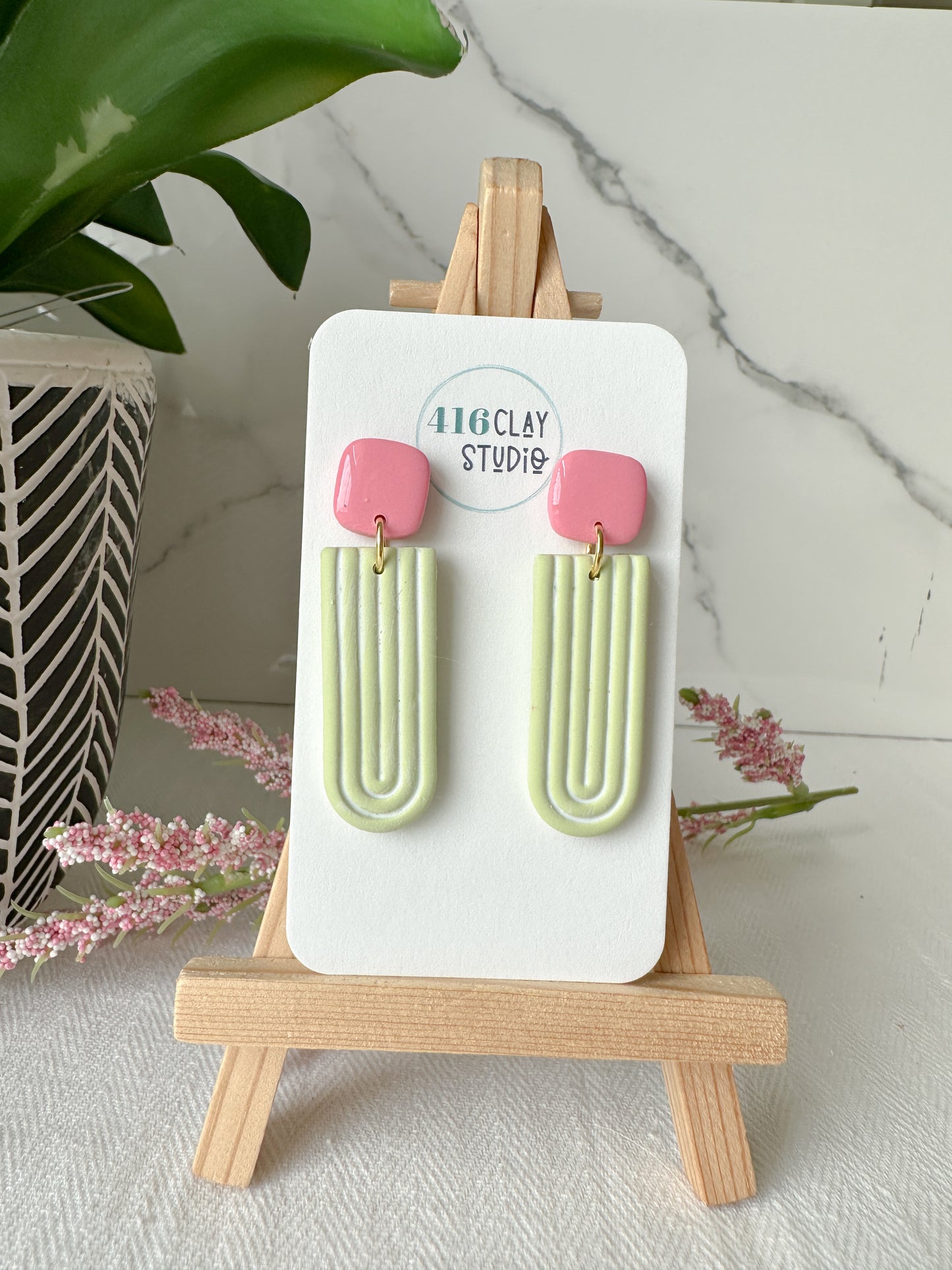 Long Arch Earrings (three color options)