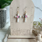 Grace in Bloom Cross Earrings