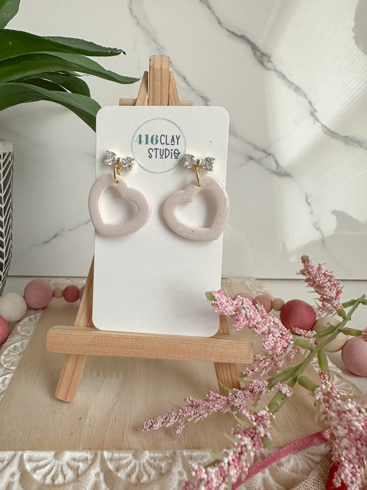 Hollow Heart Earrings