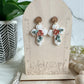 Blooming Faith Cross Earrings