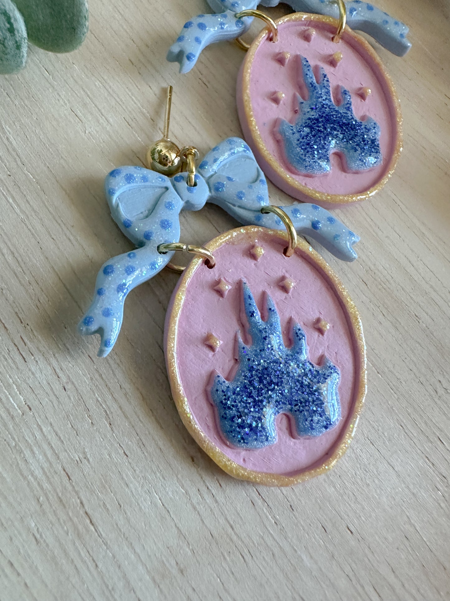 Sparkly Castle Earrings