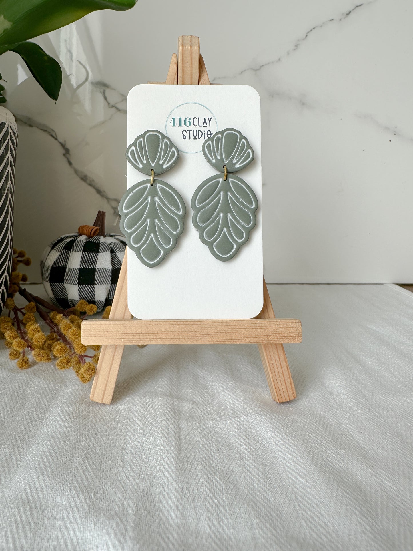 Petal Drop Earrings (four colors)