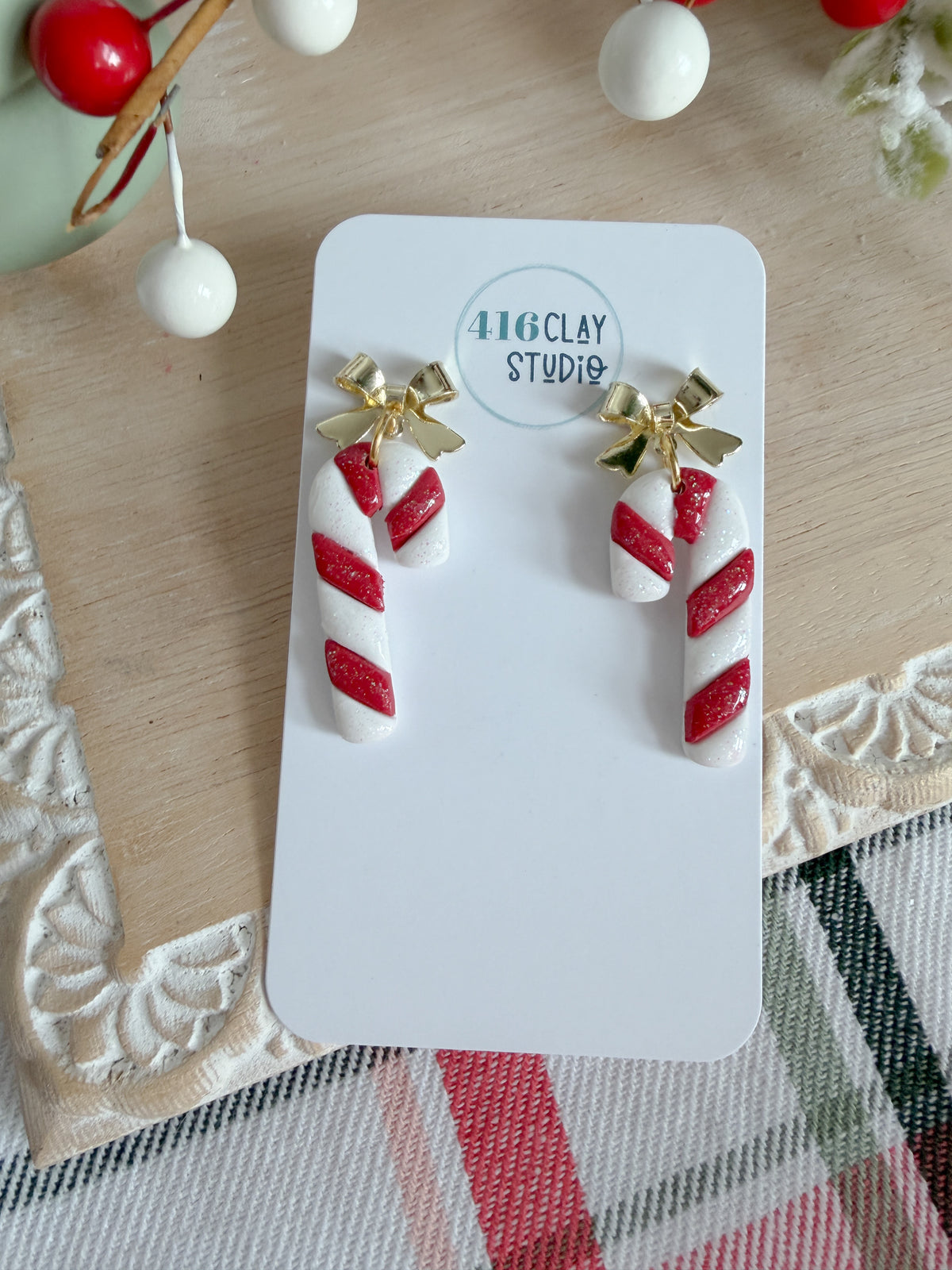 Candy Cane Earrings