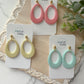 Hollow Teardrop Earrings (two sizes three color options)