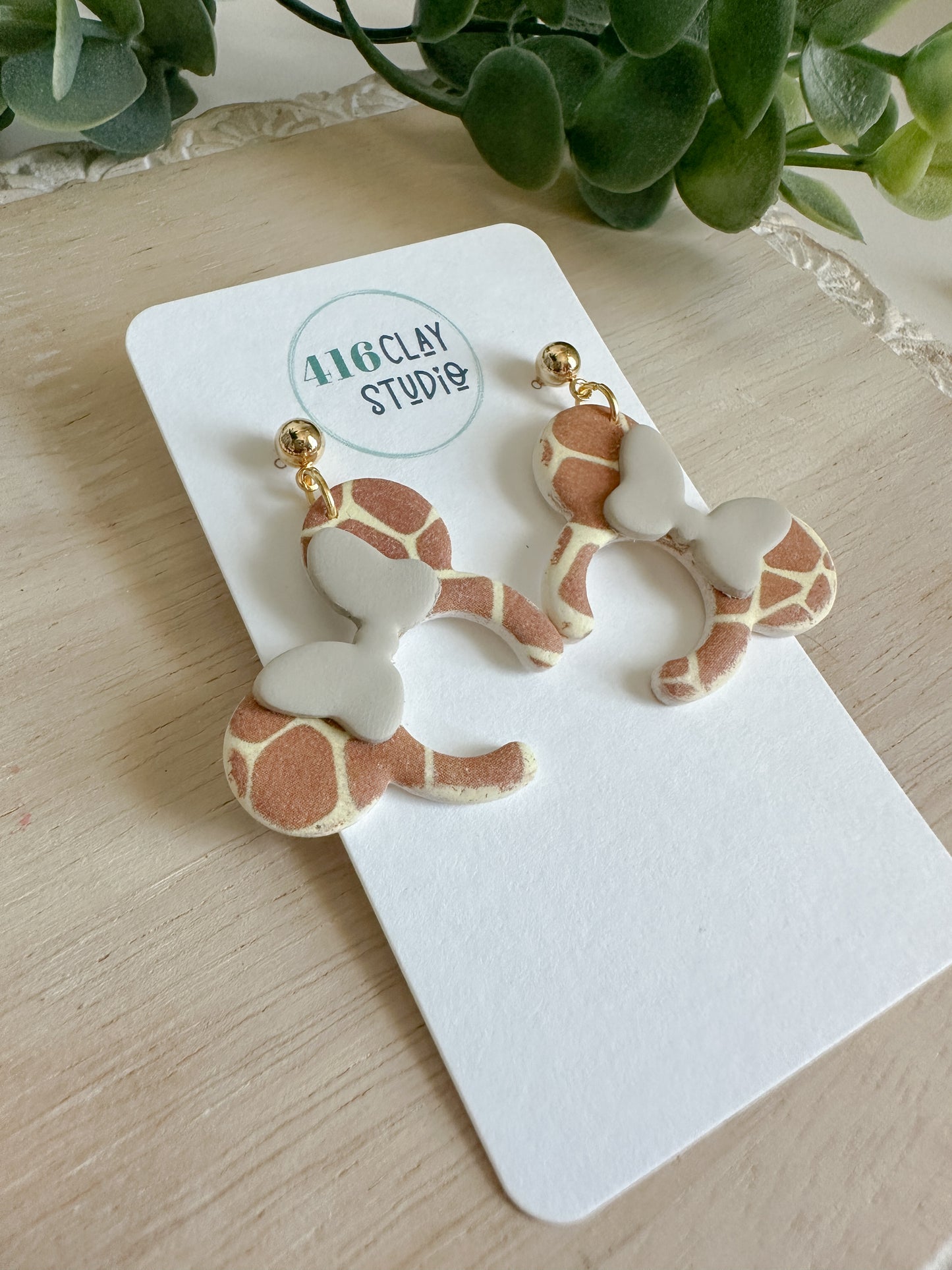 Giraffe Mouse Ear Headband
