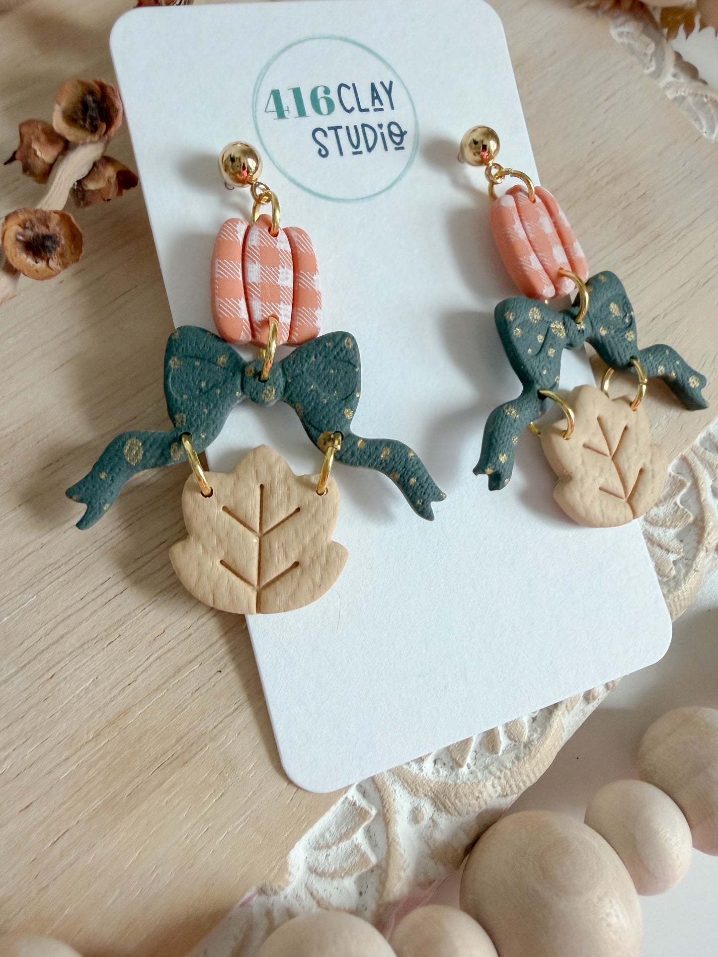 Harvest Bow Earrings
