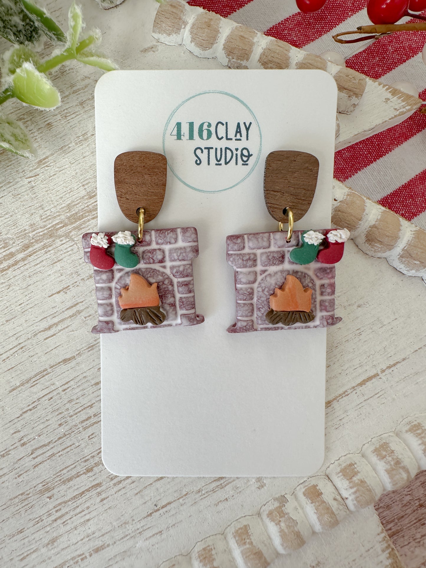 Cozy by the Fire Earrings