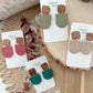 Textured Dangle Earrings (4 color options)
