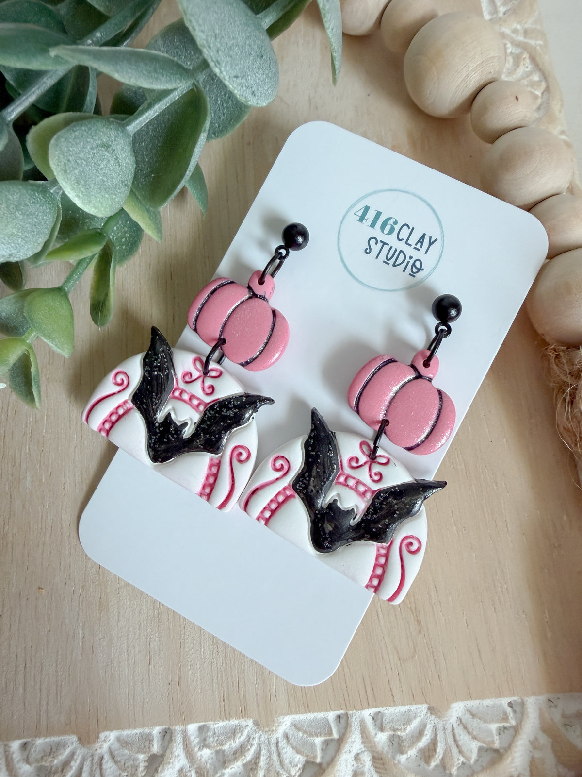 Whimsical Bat Earrings