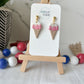 Ice Cream Cone Dangle Earrings (two flavors)