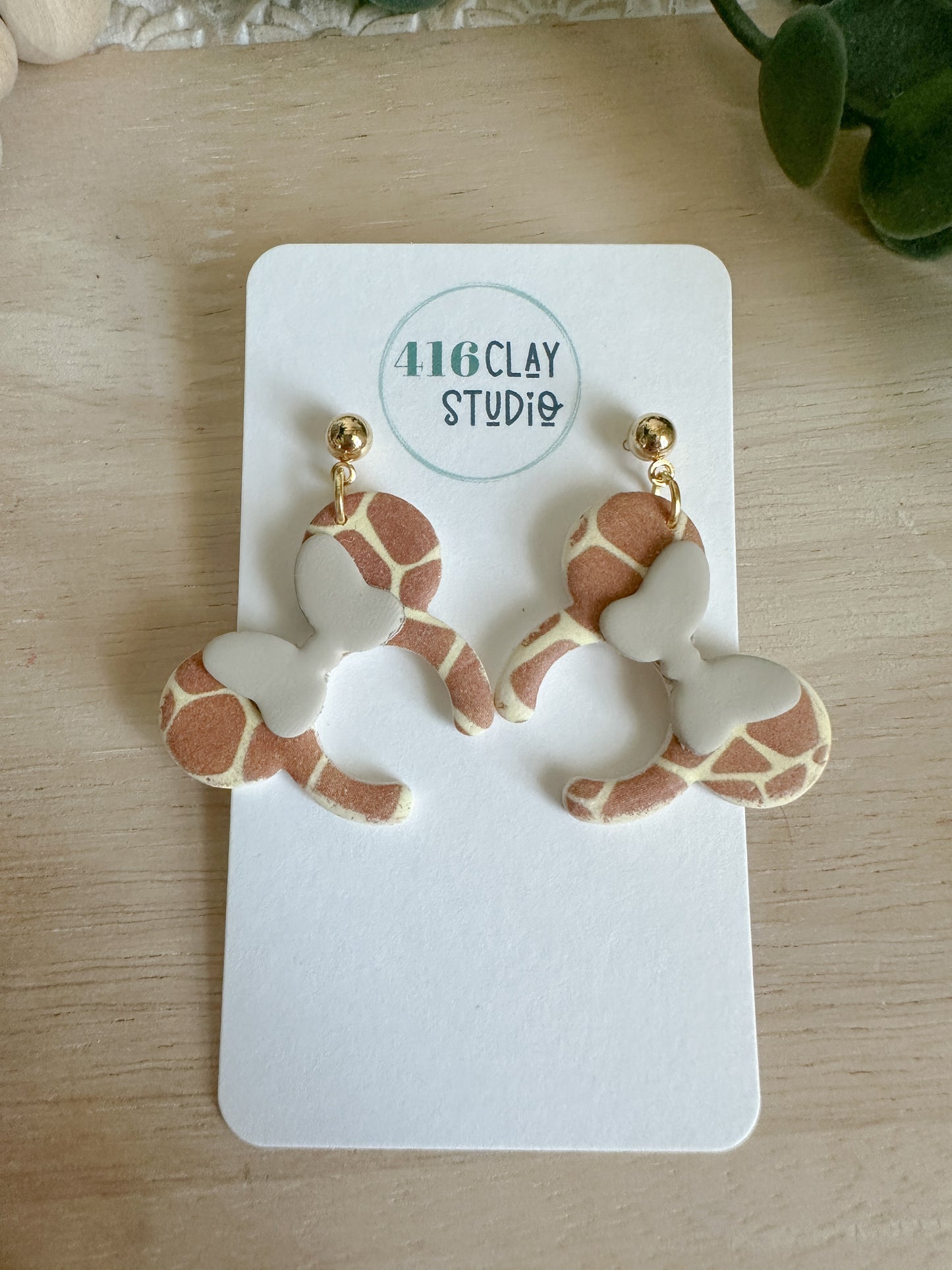 Giraffe Mouse Ear Headband