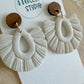 Faux Macramé  Earrings (two options)