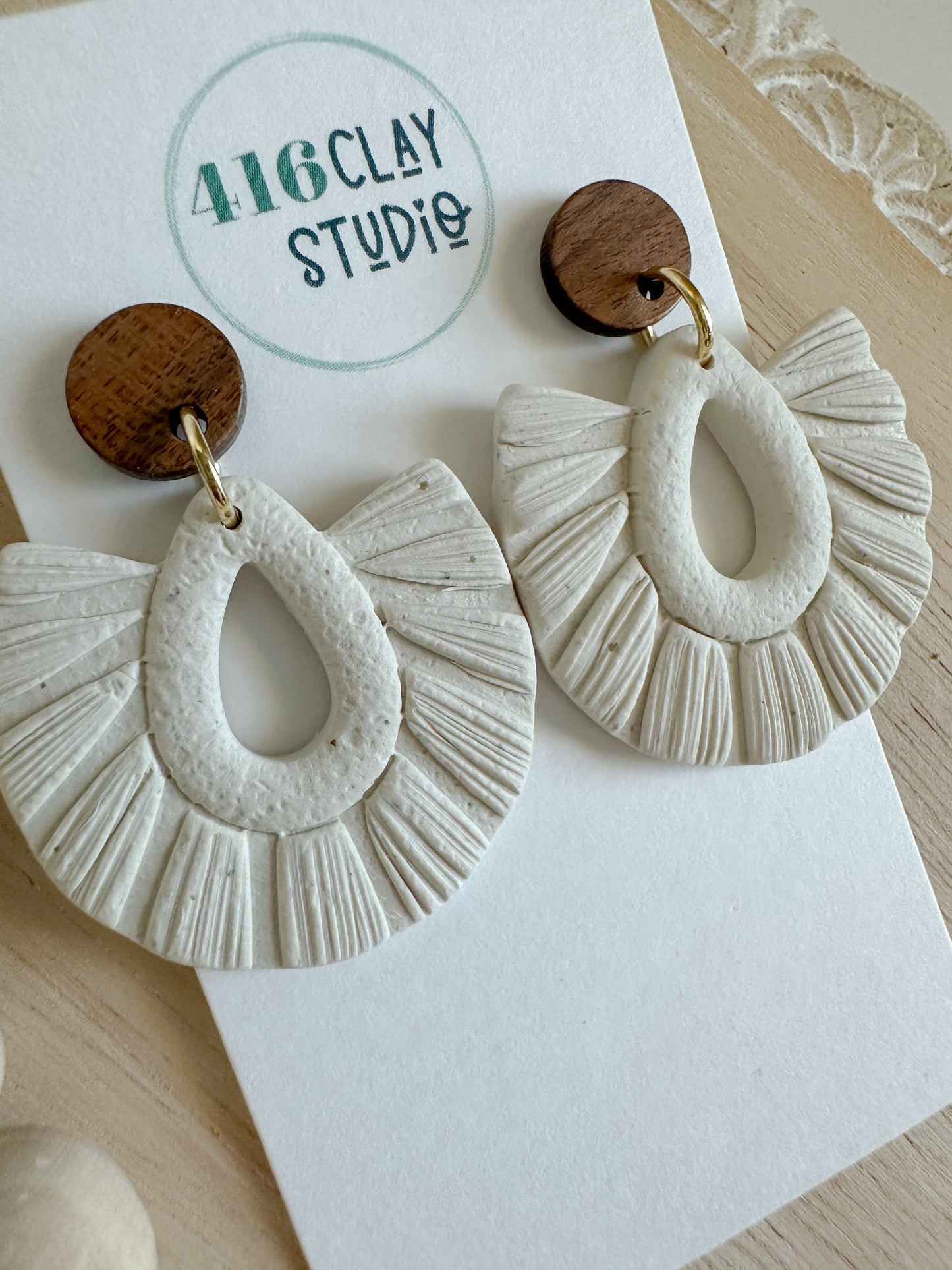 Faux Macramé  Earrings (two options)