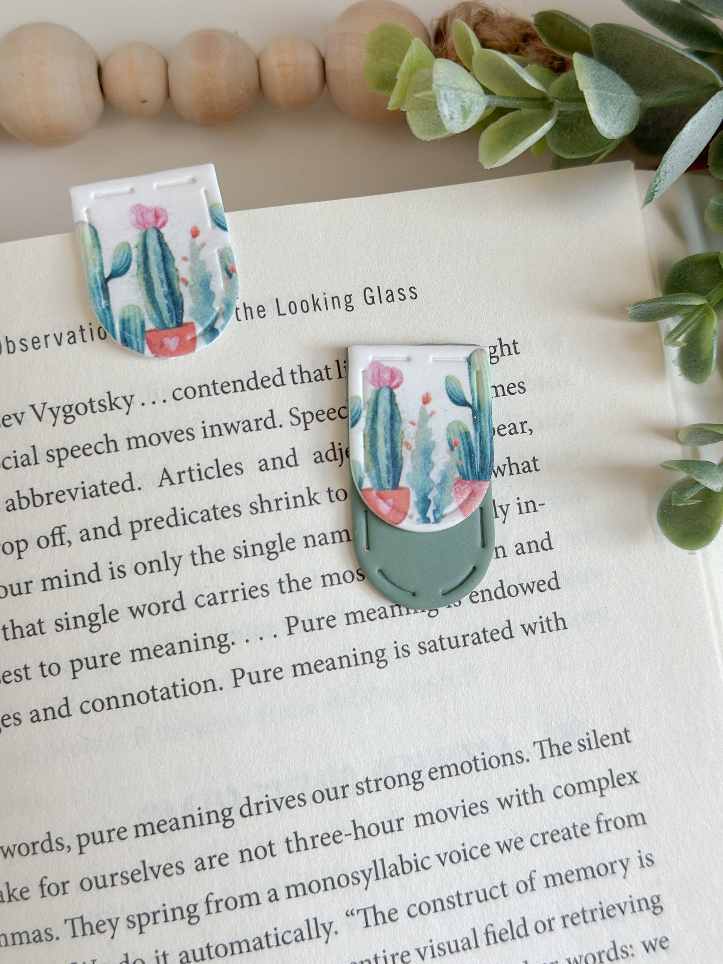 Patterned Polymer Clay  Bookmarks