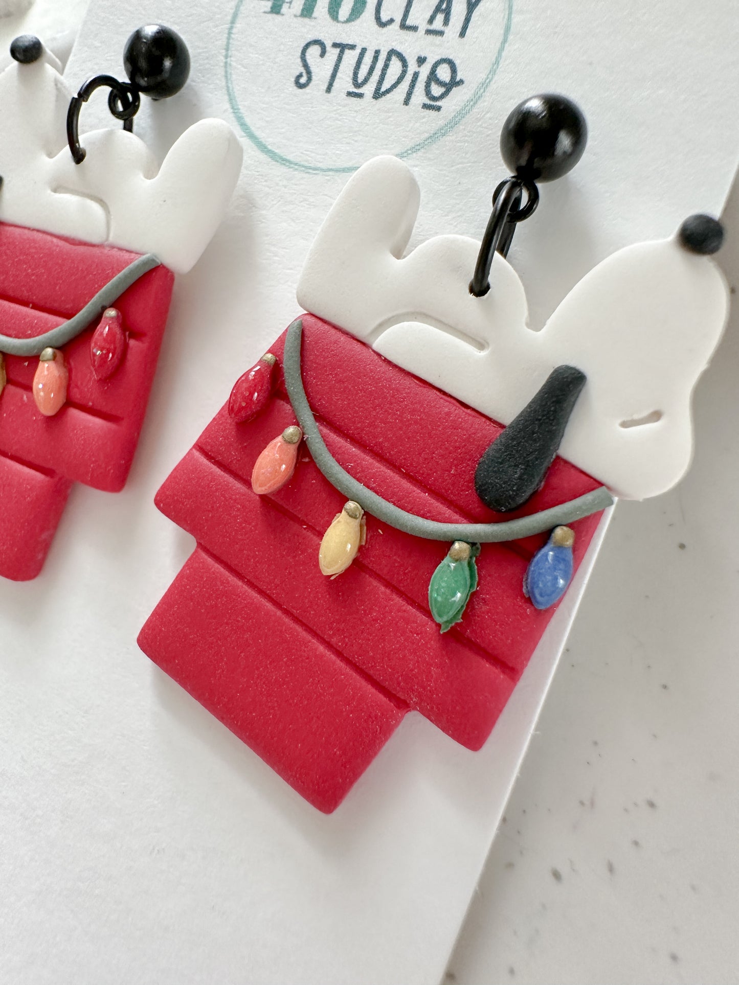 Festive Pup Earrings