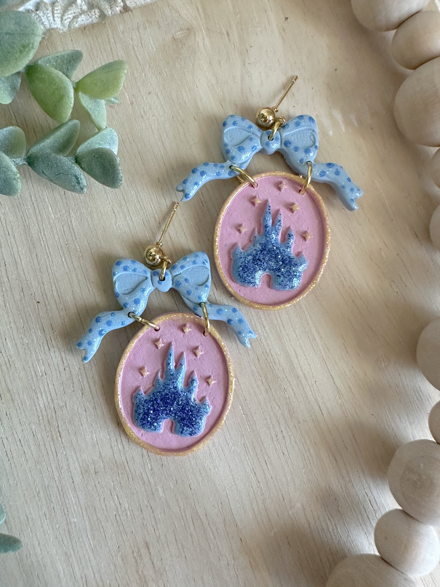 Sparkly Castle Earrings