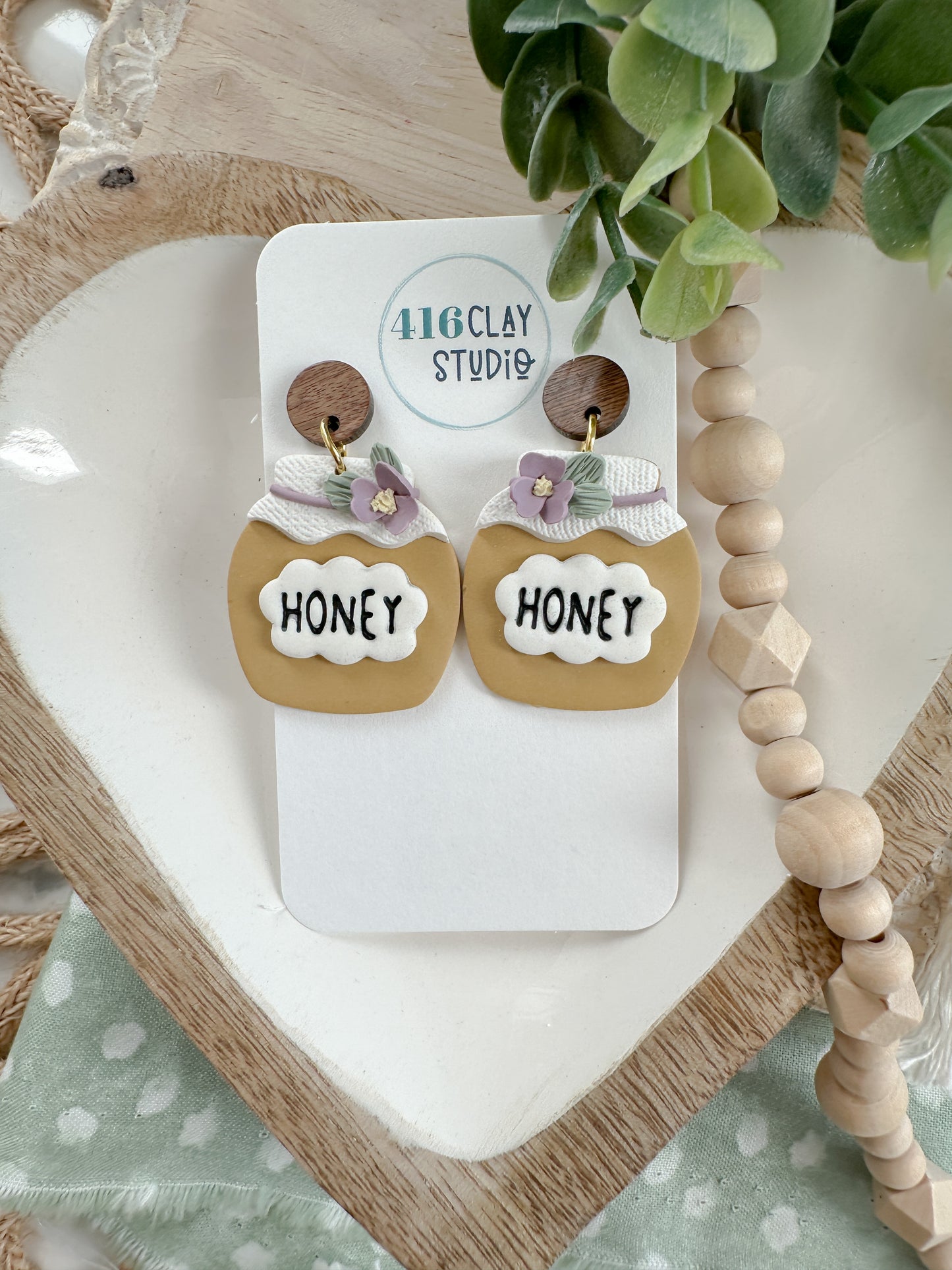 Honey Pot Dangle Earrings