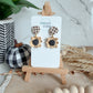 Autumn Flower Dangle Earrings