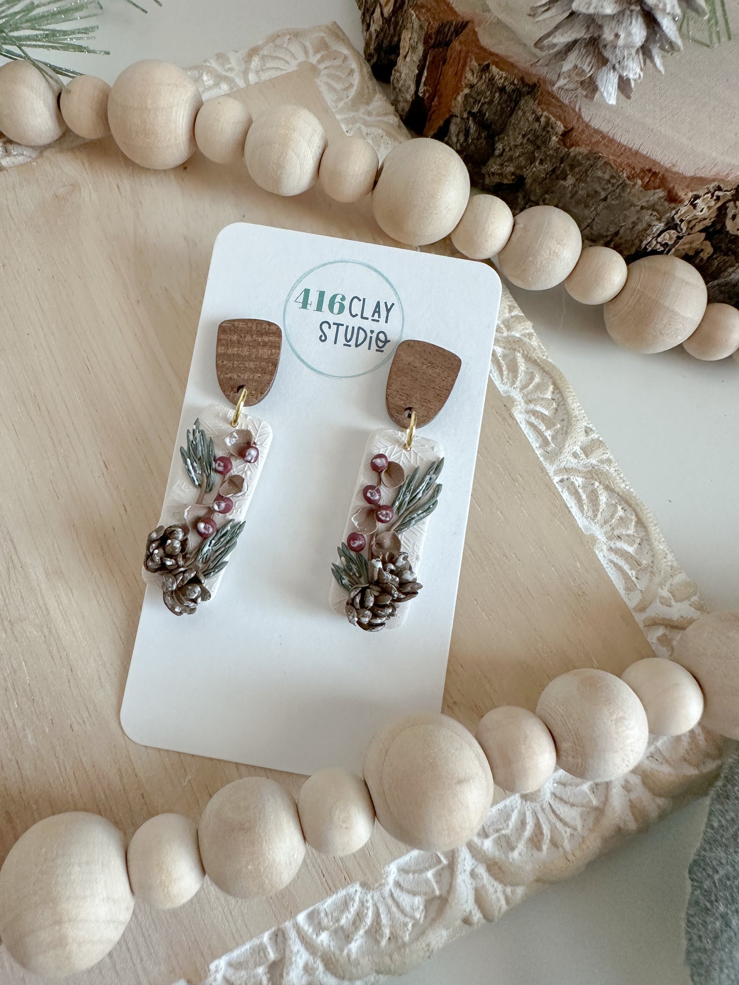 Winter Pine Earrings