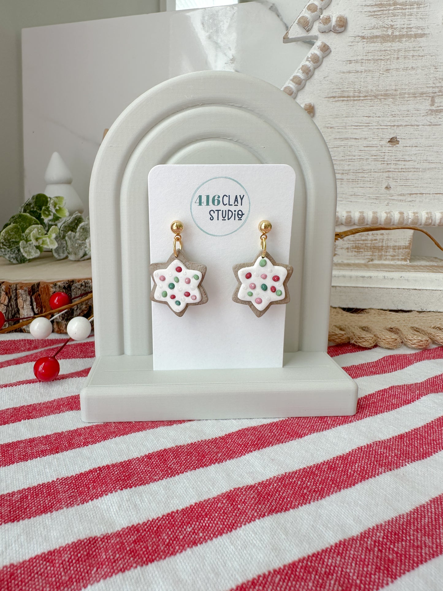 Holiday Sugar Cookie Earrings