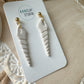 Turret Shell Earrings (2 color options)