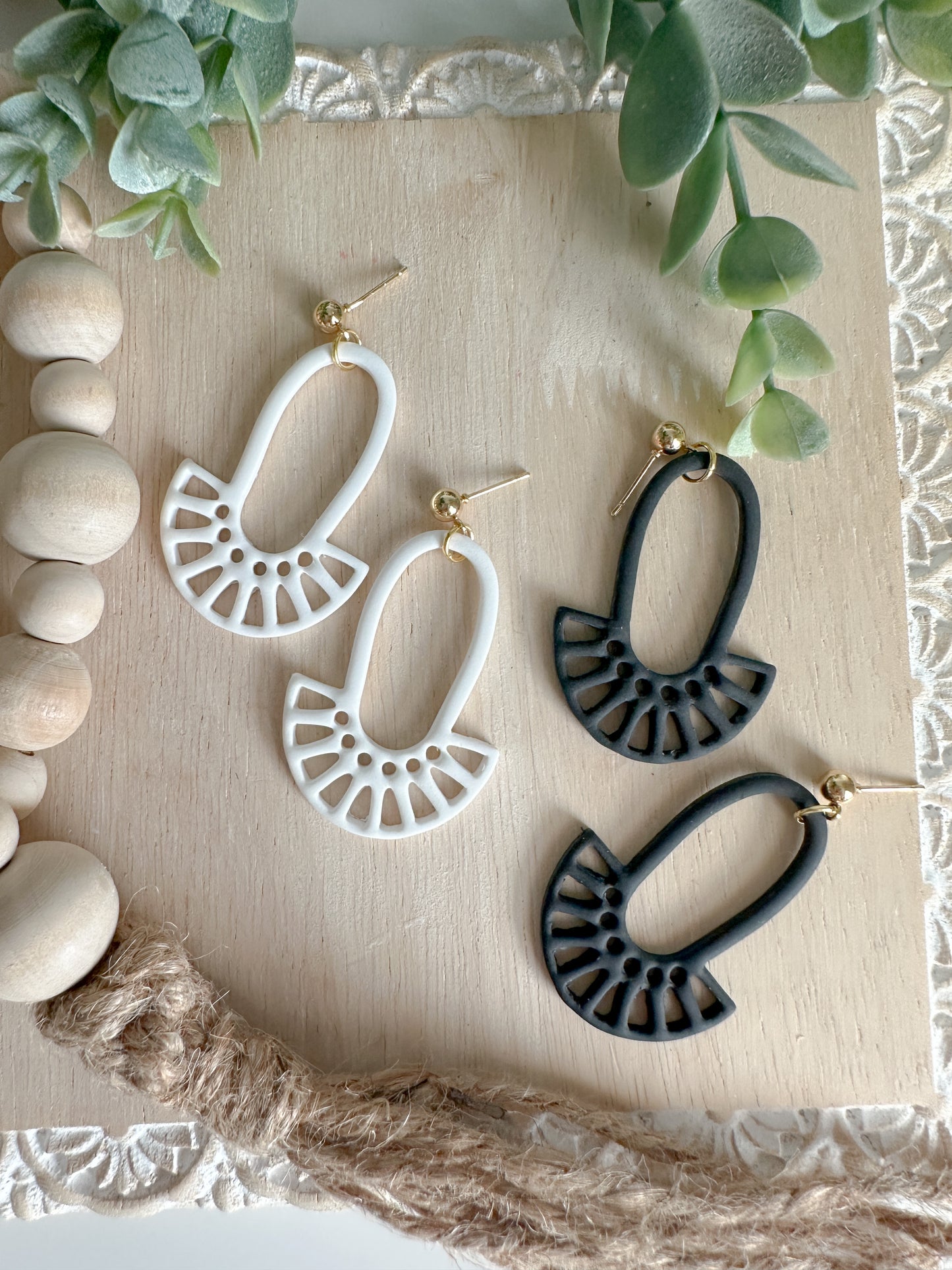 Luna Fan Earrings