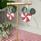 Peppermint Mouse Earrings